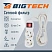 превью Сетевой фильтр BigTech ST210-3-W на 2 розетки 3 метра