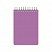 превью Блокнот Attache Bright colours A6 60 листов фиолетовый в клетку на спирали (105×155 мм)