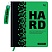 превью Дневник 1-11 кл. 48л. (твердый) BG «Hard. Green», иск. кожа, печать, брелок, ляссе