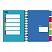 превью Бизнес-тетрадь Attache Selection Office book 2 A4- 150 листов цветная в клетку 5 разделителей на спирали (215×245 мм)