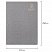 превью Тетрадь 60 л. в клетку обложка кожзам под рогожку, сшивка, B5 (179×250мм), СЕРЫЙ, BRAUBERG HARMONY