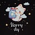 превью Ранец ArtSpace School Friend Light «Stary Sky» 35×29×12см, 2 отделения, 2 кармана, анатомическая спинка