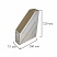 превью Вертикальный накопитель Attache картонный белый ширина 75 мм (2 штуки в упаковке)