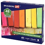 Пастель сухая художественная BRAUBERG ART CLASSIC, 48 цветов, квадратное сечение