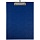 Планшет с зажимом OfficeSpace А4, пластик (полифом), синий