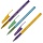 Ручка шариковая неавтоматическая Attache Bright colours 0.35мм, син, ассорт