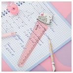 Линейка с топпером 12см MESHU «Cute kittens», пластиковая, европодвес