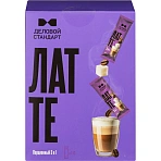 Кофе порционный 3в1 Деловой Стандарт Latte, 16грх10шт/уп