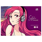 Альбом для акварели, 30л., А4, на склейке ArtSpace «Anime style. Girl», 180г/м2