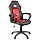 Кресло игровое Helmi HL-G06 «Winner», ткань черная/красная