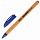 Ручка шариковая масляная ОФИСМАГ, СИНЯЯ, корпус оранжевый, узел 0.7 мм, линия письма 0.35 мм