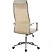 превью Кресло для руководителя Комус Мебель (Easy Chair) 565 бежевое (сетка/ткань, металл хромированный)