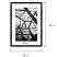 превью Рамка 21×30 см небьющаяся, багет 14.6 мм, пластик, BRAUBERG «Original Line», черная/серебро