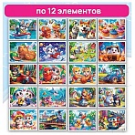 Пазл картонный «Милые картинки»12 элементовАССОРТИполе 17.5×13 см20 видовРК
