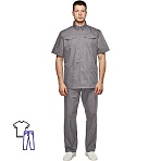 Костюм для клининга муж. У26 КБР серый 54 (174-182)