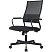 превью Кресло для руководителя Комус Мебель (Easy Chair) 567 чёрное (ткань/сетка, металл)
