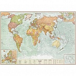 Настенная карта Мира политическая 1:17 000 000