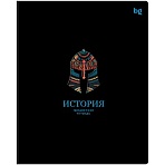 Тетрадь предметная 48л. BG «Информационное поле» - История, soft-touch ламинация, выб. лак