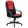 Кресло офисное BRABIX «City EX-512», ткань черная/красная, TW