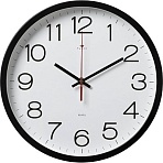 Часы настенные круг d=30см, корпус черный Классика арт.3027-121B
