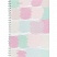 превью Бизнес-тетрадь Attache Selection Pastel A5 80 листов разноцветная в клетку на спирали (145×203 мм)
