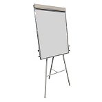 Флипчарт магнитно-маркерный Комус 100×70см на треноге регул. высота серый