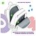 превью Рюкзак Berlingo U3 «Grey-pink» 41×29.5×13.5см, 2 отделения, 4 кармана, эргономичная спинка