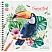 превью Скетчбук для акварели 20л. 190×190 на гребне ArtSpace «Tropical Bird», 180г/м2