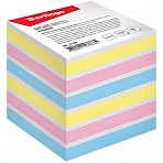 Блок для записи на склейке Berlingo «Rainbow», 8×8×8см, цветной, пастель