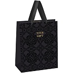 Пакет подарочный 18×23×10см MESHU «Luxary gift», фольга, матовая ламинация
