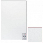 Белый картон грунтованный для живописи, 50×80 см, толщина 2 мм, акриловый грунт, двусторонний