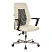 превью Кресло офисное Easy Chair 225 DSL PTW бежевое/чёрное (экокожа/сетка, металл)