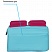 превью Рюкзак Berlingo Color blocks «Blue fuxia» 39×28×17см, 2 отделения, 4 кармана, уплотненная спинка