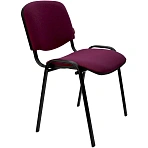 Стул EChair Rio "ИЗО" (ткань бордо, каркас чёрный)