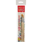 Кисть набор 3 шт. №1 School ColorPics синтетика №2П,10П,6К