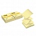 превью Запасные Z-блоки 3M Post-it (76×76мм, желтые в линейку фигурные, 6 блоков по 100 листов)