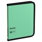 Папка на молнии Berlingo «Instinct» А5+, 600мкм, мятный