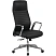 превью Кресло для руководителя Комус Мебель (Easy Chair) 505 чёрное (натуральная кожа с компаньоном, алюминий)