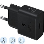 Зарядное устройство сетевое Samsung EP-T2510 25W Type-C Black+cable