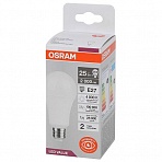 Лампа светодиодная OSRAM LED Value A, 2000лм, 25Вт (замена 200Вт), 4000К