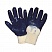 превью Перчатки защитные Diggerman РЧ хлопковые с нитрильным покрытием синие (размер 9, L)