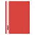 превью Папка-скоросшиватель пластик. OfficeSpace, А4, 120мкм, красная с прозр. верхом