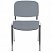 превью Стул офисный Easy Chair Изо серый (искусственная кожа, металл хромированный)
