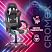 превью Кресло компьютерное CROMEX «Quantum GM-155 RGB», подсветка, две подушки, экокожа, черное/красное/серое