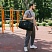 превью Сумка спортивная HEIKKI MOVE RENOWNED (ХЕЙКИ), отделение для обуви, черная, 28×51x26 см