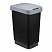 превью Ведро для мусора Idea Твин 25 л пластик черный/серый (26×33×47 см)