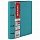 Тетрадь на кольцах 120 л. BRAUBERG А5 «Joy», под фактурную кожу, бирюзовый/серо-голубой, 129993