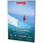 Фотобумага глянцевая, А4, 160 г/м2, односторонняя, 50 листов, BRAUBERG EXTRA