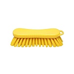 Щетка ручная скраб, типа 'страйт' FBK 210×70мм жесткая желтая 15063-4