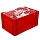 Контейнер пластиковый 600х400х300мм сплош/сплош красный (арт.210)
